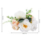 Artificial Fake Flower Bouquet 10Pcs Plastic Flower Arrangement for Mother's Day Wedding Centerpieces Decoration - Bako Bako