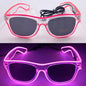 LED light up Glasses Neon Luminous Glasses Adults Rave Cosplay Goggles for Bar birthday Party DJ stage performance props - Bako Bako