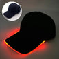 Fashion LED Lighted Up Glow Baseball Cap Snapback Hat Hip - Hop Adjustable Cap Sports Costume Night Running Glow Party Supplies - Bako Bako