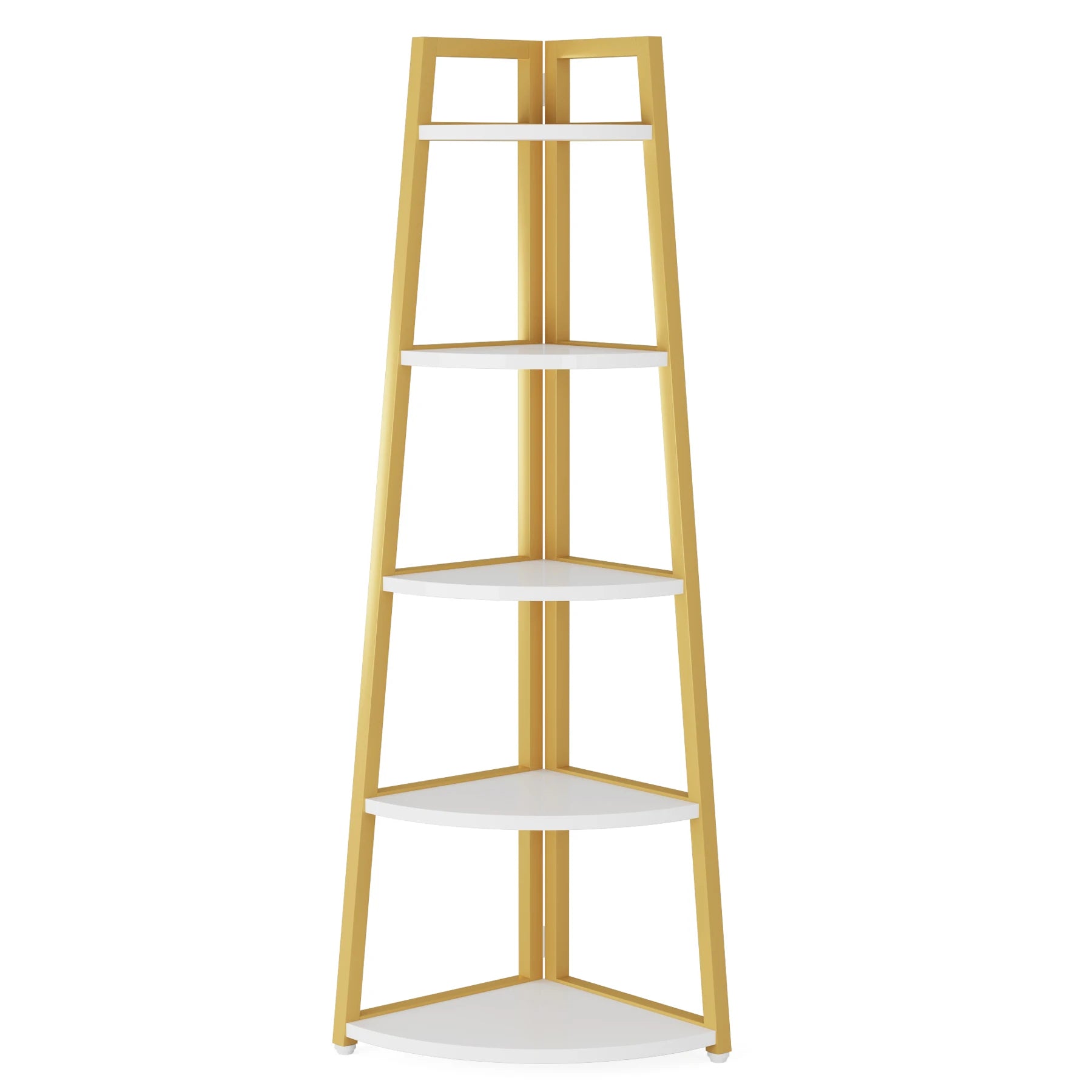 Tribesigns Bookcase Corner Book Shelf Rack Wood Bookshelf Storage Shelves - Bako Bako