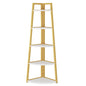 Tribesigns Bookcase Corner Book Shelf Rack Wood Bookshelf Storage Shelves - Bako Bako