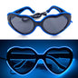 LED light up Glasses Neon Luminous Glasses Adults Rave Cosplay Goggles for Bar birthday Party DJ stage performance props - Bako Bako