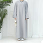 2024 New Dubai Abaya for Muslim Women Eid Ramadan Modest Dress Türkiye Loose Large Elegant Dress Gown Female Islam Clothing - Bako Bako