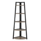 Tribesigns Bookcase Corner Book Shelf Rack Wood Bookshelf Storage Shelves - Bako Bako