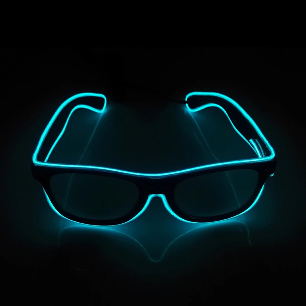 LED light up Glasses Neon Luminous Glasses Adults Rave Cosplay Goggles for Bar birthday Party DJ stage performance props - Bako Bako
