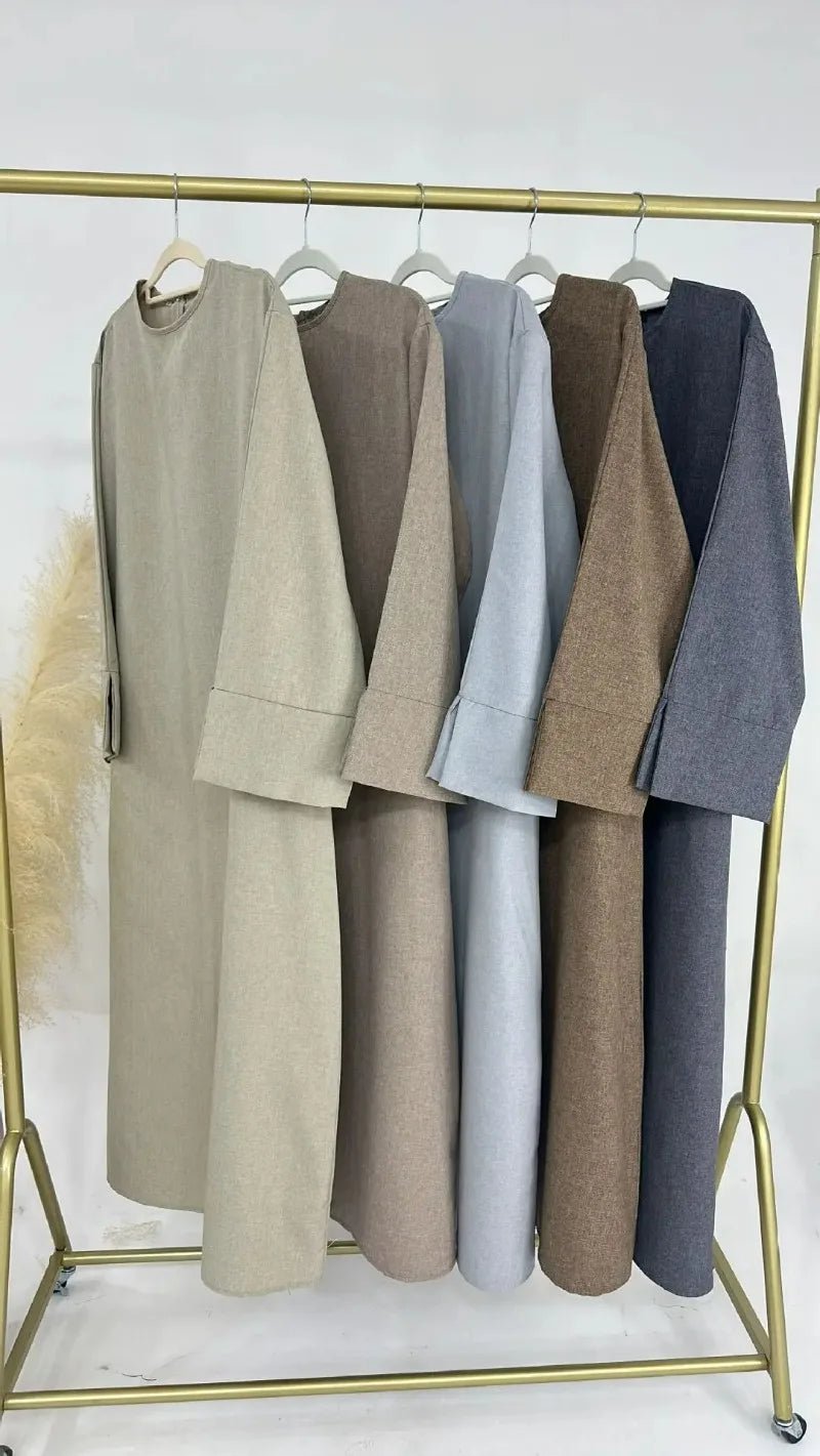 2024 New Dubai Abaya for Muslim Women Eid Ramadan Modest Dress Türkiye Loose Large Elegant Dress Gown Female Islam Clothing - Bako Bako
