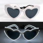 LED light up Glasses Neon Luminous Glasses Adults Rave Cosplay Goggles for Bar birthday Party DJ stage performance props - Bako Bako