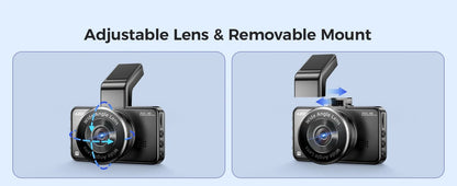 AZDOME Dash Cam M17 1080P Front Cam Built - in ADAS GPS Car Camera 24H Parking Monitor Night Vision Car DVR WIFI APP 150°FOV - Bako Bako