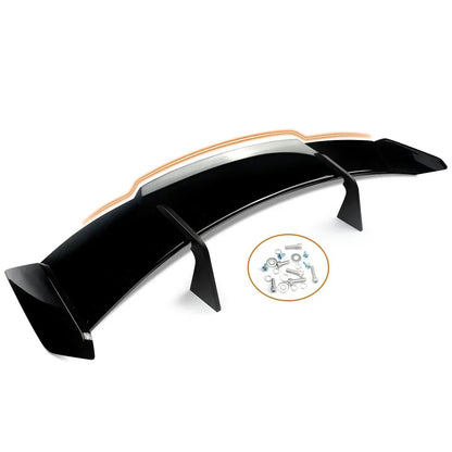 High - kick GT Style Rear Spoiler Wing For BMW G80 M3 G82 M4 2020 - 22 Glossy Black - Bako Bako