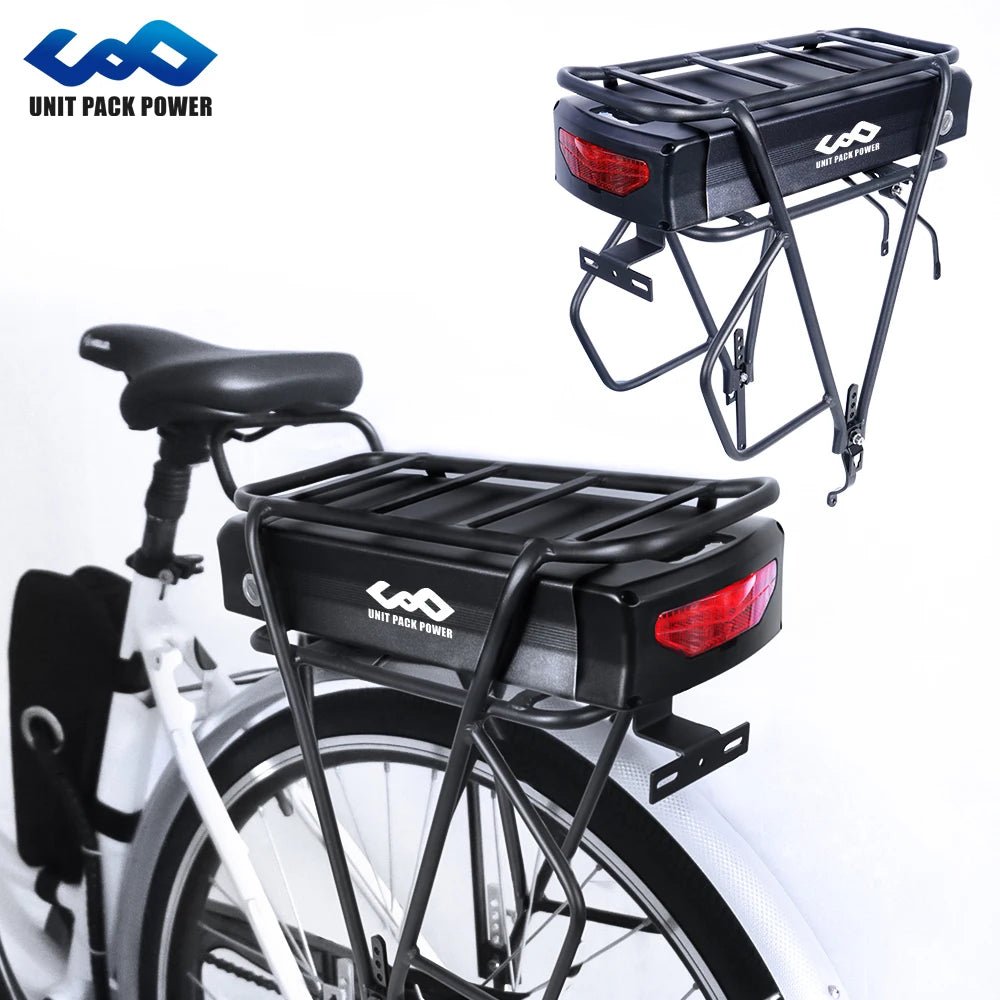 Rear Rack eBike Battery 21700 18650 52V 48V 27Ah 72V 20Ah with Rack no Rack Optional for 1500W 1000W 750W 500W 24" - 28 inch - Bako Bako