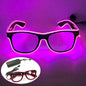 LED light up Glasses Neon Luminous Glasses Adults Rave Cosplay Goggles for Bar birthday Party DJ stage performance props - Bako Bako