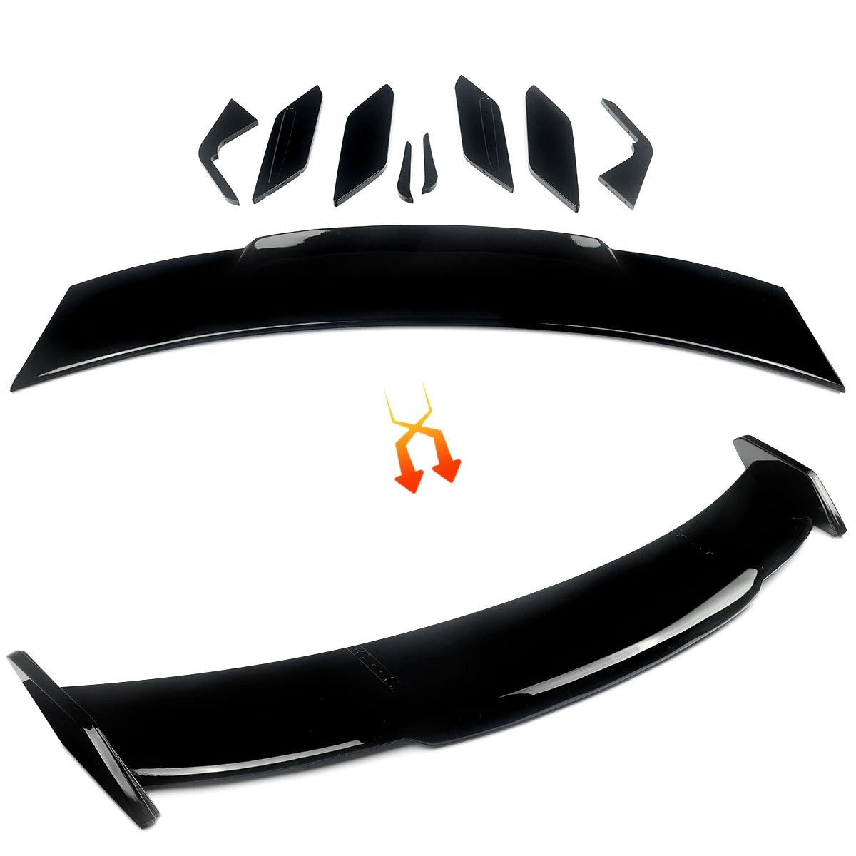 High - kick GT Style Rear Spoiler Wing For BMW G80 M3 G82 M4 2020 - 22 Glossy Black - Bako Bako