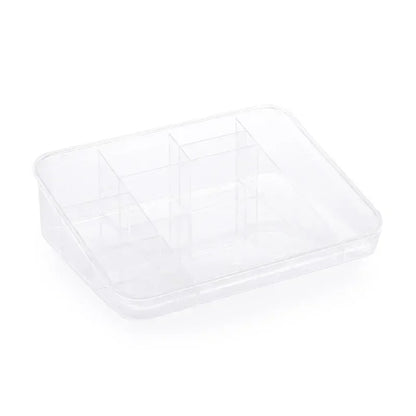 Makeup Organizer for Cosmetic Transparent Cosmetic Storage Box Organizer Desktop Lipstick Nail Polish Makeup Drawer Container - Bako Bako