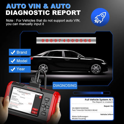 KINGBOLEN S800 4 Systems Engine ABS SRS Transmission OBD2 Scanner 15 Resets Scan Tool EOBD Diagnostic Tool Lifetime Free Update - Bako Bako