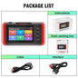 KINGBOLEN S800 4 Systems Engine ABS SRS Transmission OBD2 Scanner 15 Resets Scan Tool EOBD Diagnostic Tool Lifetime Free Update - Bako Bako