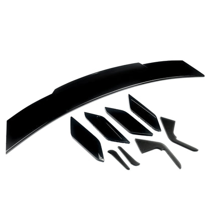 High - kick GT Style Rear Spoiler Wing For BMW G80 M3 G82 M4 2020 - 22 Glossy Black - Bako Bako