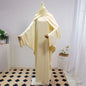 Two Pieces Muslim Abaya Women Jilbab Islamic With Hijab Clothing Dubai Saudi Robe Turkish Modesty Prayer Dresses Loose Kaftans - Bako Bako