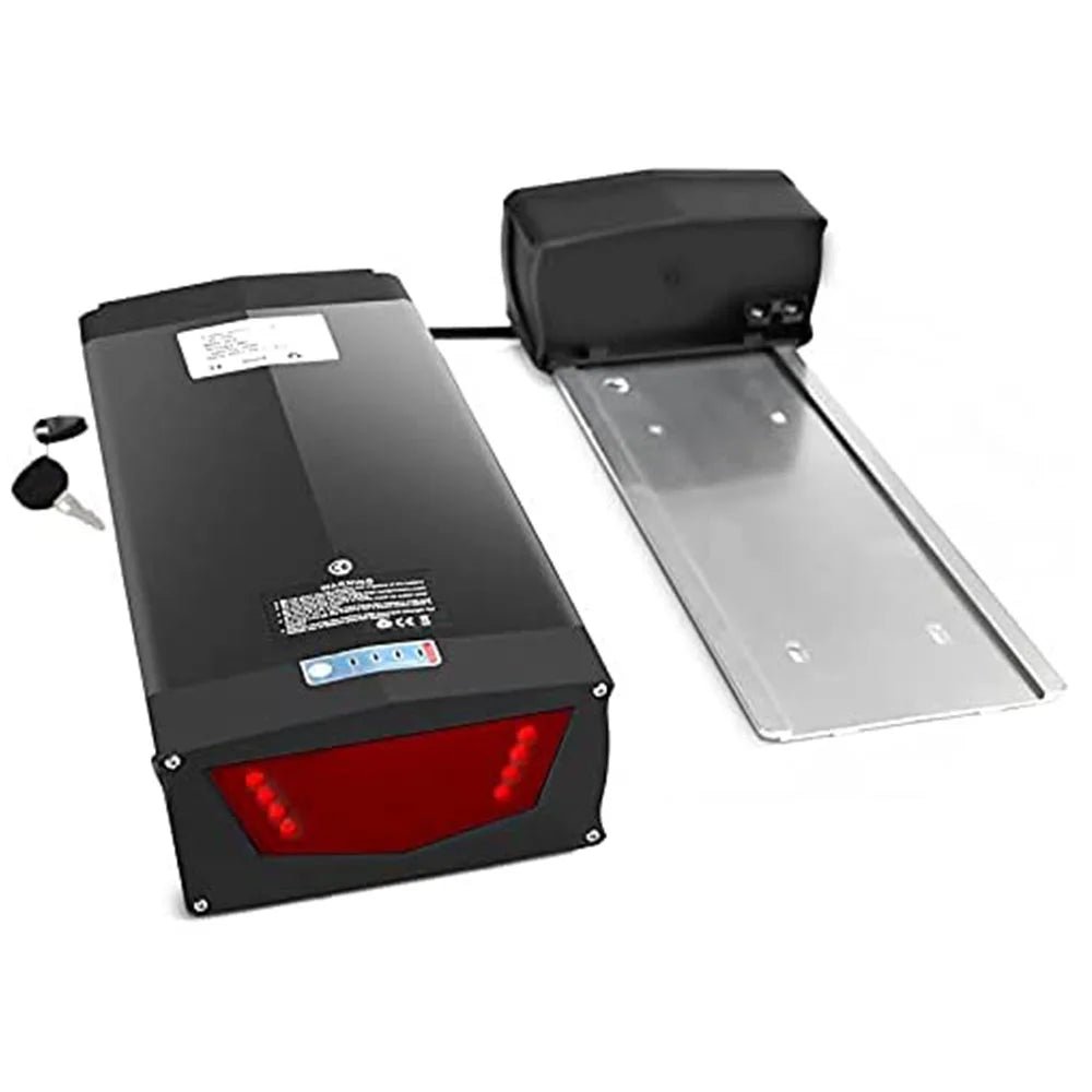 Rear Rack eBike Battery 21700 18650 52V 48V 27Ah 72V 20Ah with Rack no Rack Optional for 1500W 1000W 750W 500W 24" - 28 inch - Bako Bako