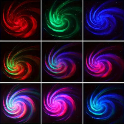 LED NightLights Galaxy Projector Remote Control 5V USB Rechargeable Starry Sky Lamp DMX Sound Active 7 Modes for Kids Room Decor - Bako Bako