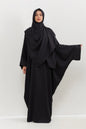 Two Pieces Muslim Abaya Women Jilbab Islamic With Hijab Clothing Dubai Saudi Robe Turkish Modesty Prayer Dresses Loose Kaftans - Bako Bako