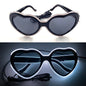 LED light up Glasses Neon Luminous Glasses Adults Rave Cosplay Goggles for Bar birthday Party DJ stage performance props - Bako Bako