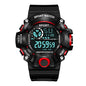 Fashion Men's Watch Sports Electronic Wristwatch Large dial Multifunctional Waterproof Luminous Alarm Kids Male's Military Watch - Bako Bako