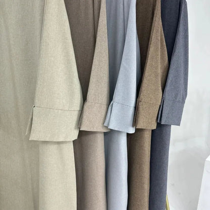 2024 New Dubai Abaya for Muslim Women Eid Ramadan Modest Dress Türkiye Loose Large Elegant Dress Gown Female Islam Clothing - Bako Bako