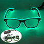 LED light up Glasses Neon Luminous Glasses Adults Rave Cosplay Goggles for Bar birthday Party DJ stage performance props - Bako Bako