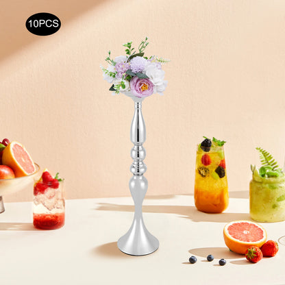 Artificial Fake Flower Bouquet 10Pcs Plastic Flower Arrangement for Mother's Day Wedding Centerpieces Decoration - Bako Bako