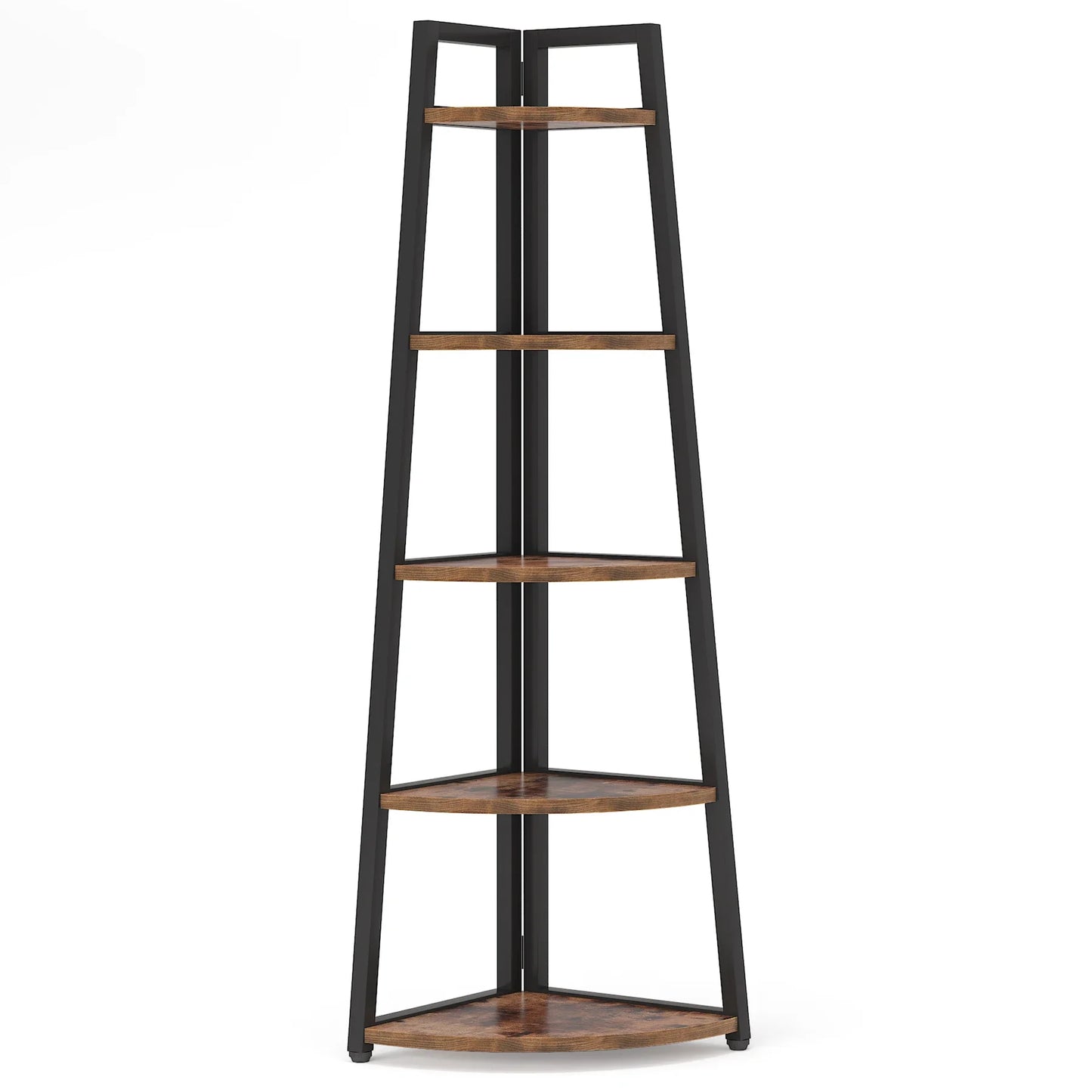 Tribesigns Bookcase Corner Book Shelf Rack Wood Bookshelf Storage Shelves - Bako Bako