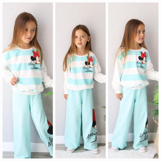 All - Day Charm Girls' Joggers Set - Casual GirlsJuniorKidsBako