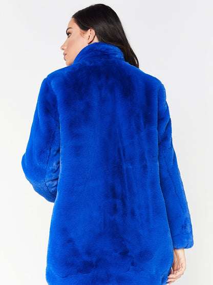 Winter Warm Plush Loose Coat, Casual Long Sleeve Fashion Teddy Outerwear, Women's Clothing - Bako Bako