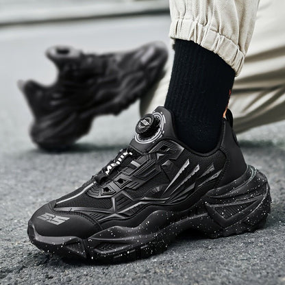 Men'S Breathable Running Shoes - Lightweight Sneakers with Cushioned TPU Sole, Lace - Up Closure, Non - Slip Rubber Outsole - All - Season Gym, Jogging, Gym Footwear, Striped Design, Comfortable Fit, Fitness Enthusiasts - Bako Bako