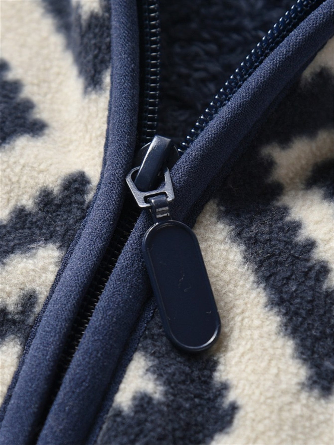 New Boys Vintage Plaid Printed Casual Thickened Warm Stand Collar Zipper Jacket - Bako Bako