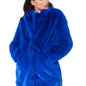 Winter Warm Plush Loose Coat, Casual Long Sleeve Fashion Teddy Outerwear, Women's Clothing - Bako Bako