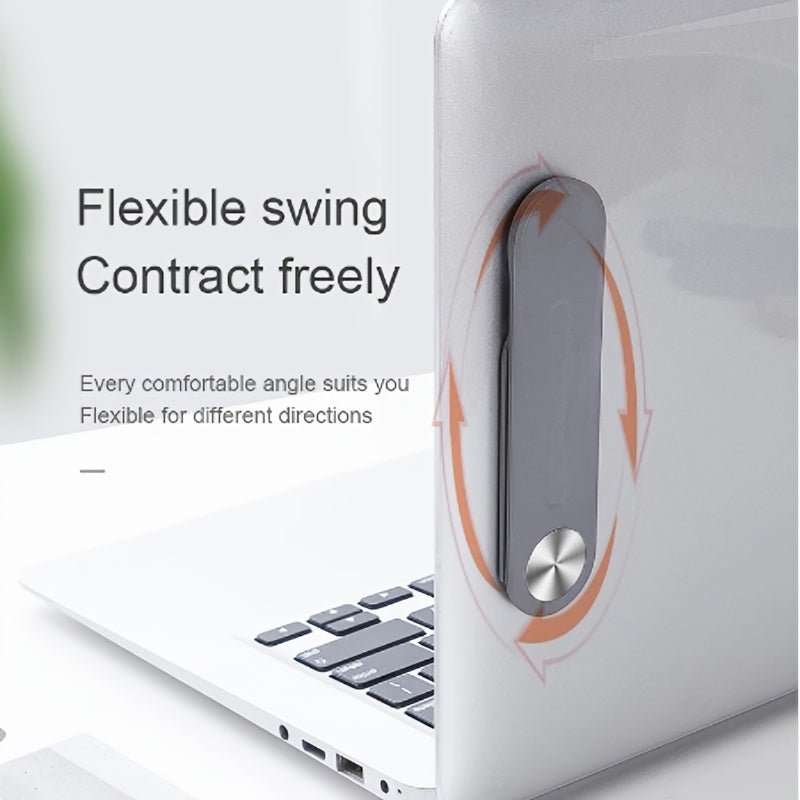 1pc Laptop Screen Support Holder Dual Monitor Display Clip Plastic Sticky Magnetic Notebook Computer Expansion Bracket - Bako Bako